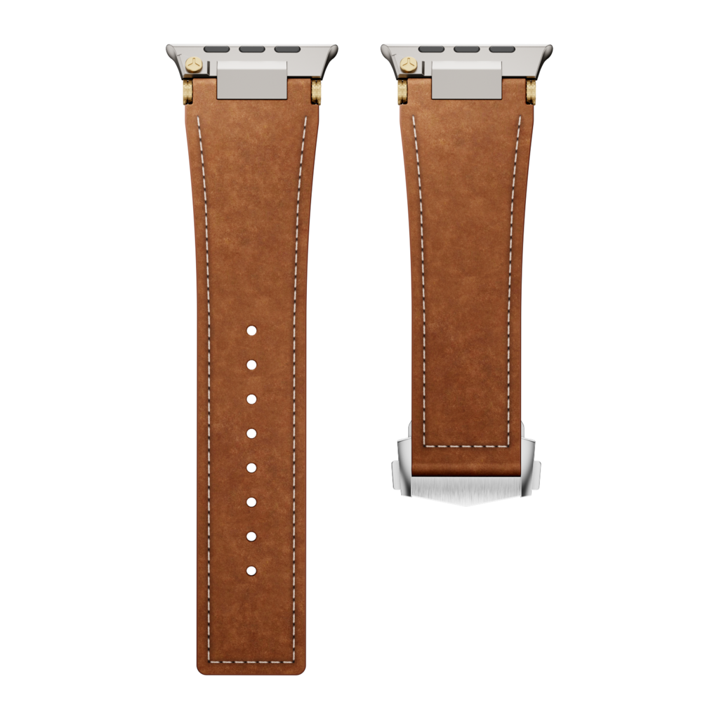 Deployment Buckle Leather Band