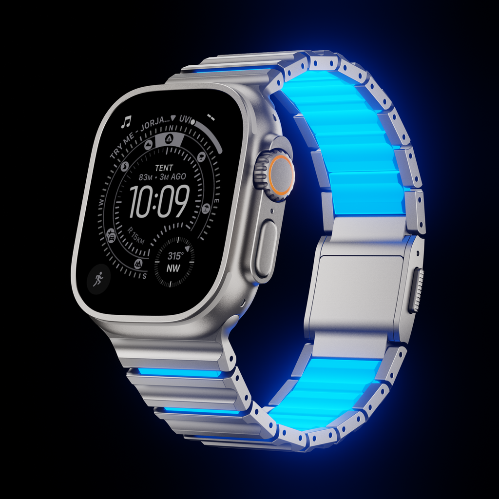The GEMINI Wave Titanium Band