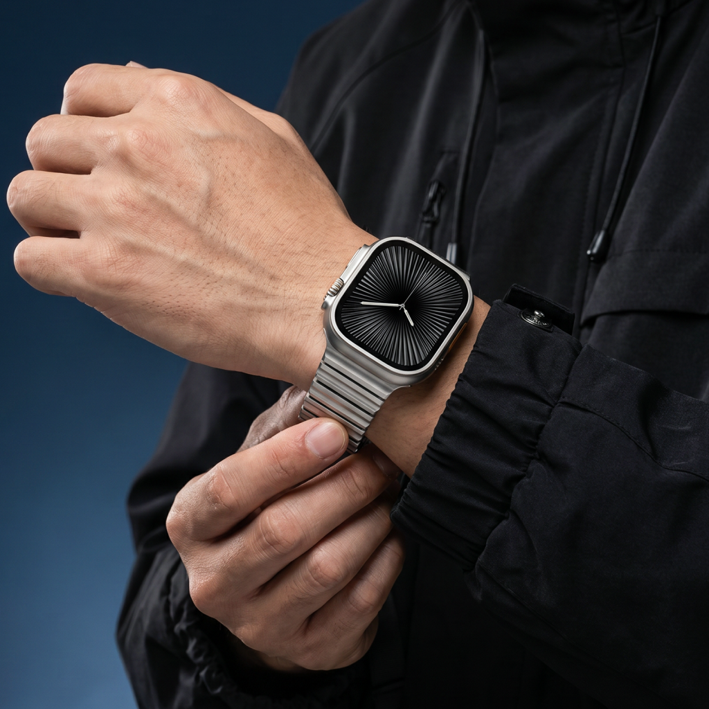 The GEMINI Wave Titanium Band
