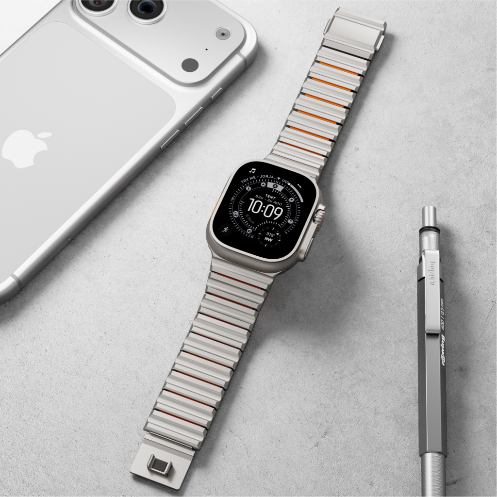 The GEMINI Wave Titanium Band