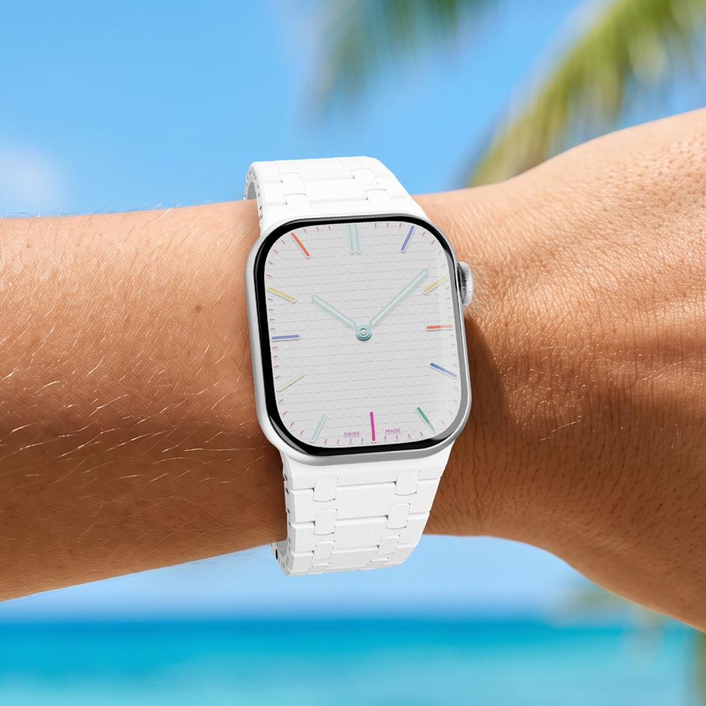 AP-Style Matte Ceramic Apple Watch Band