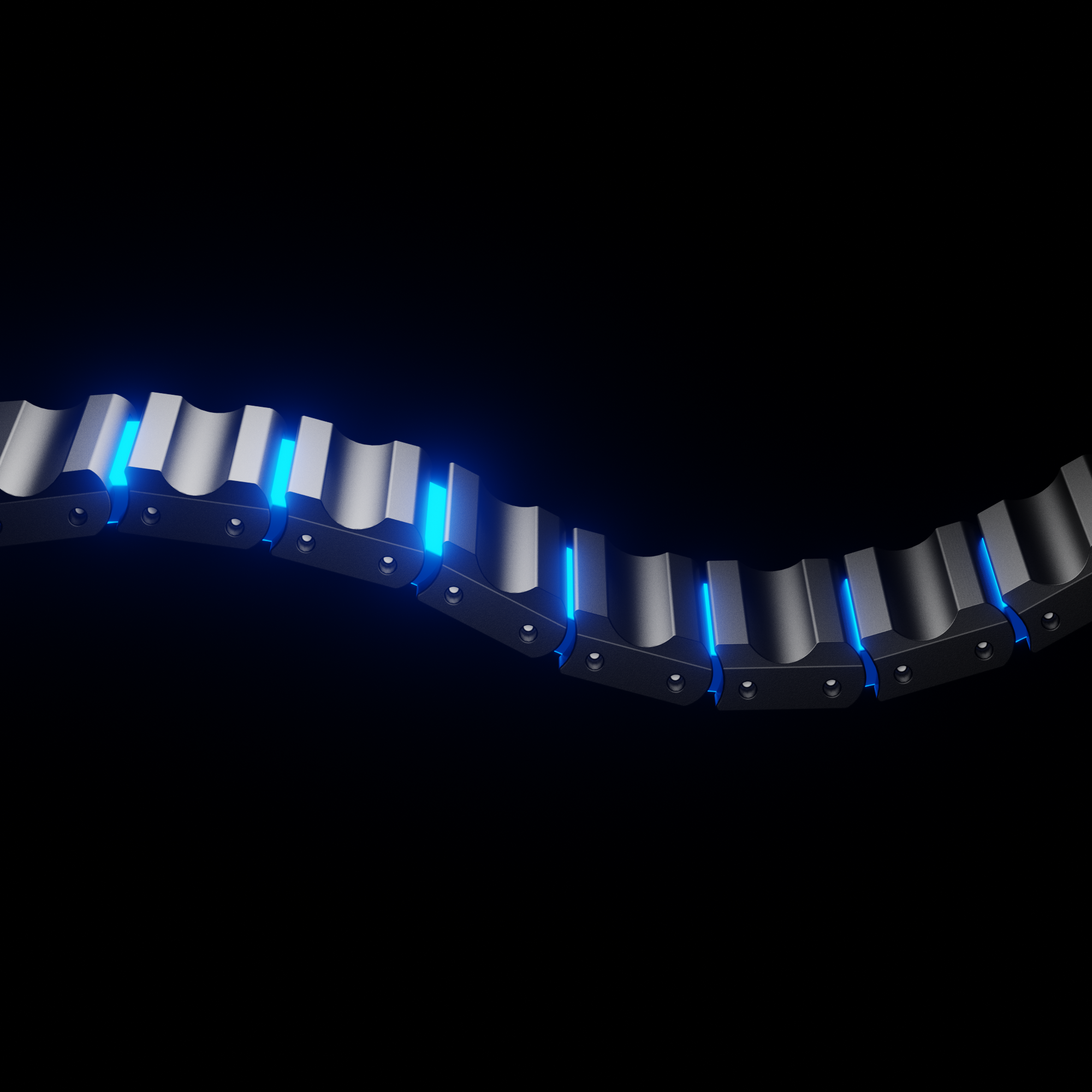The GEMINI Wave Titanium Band