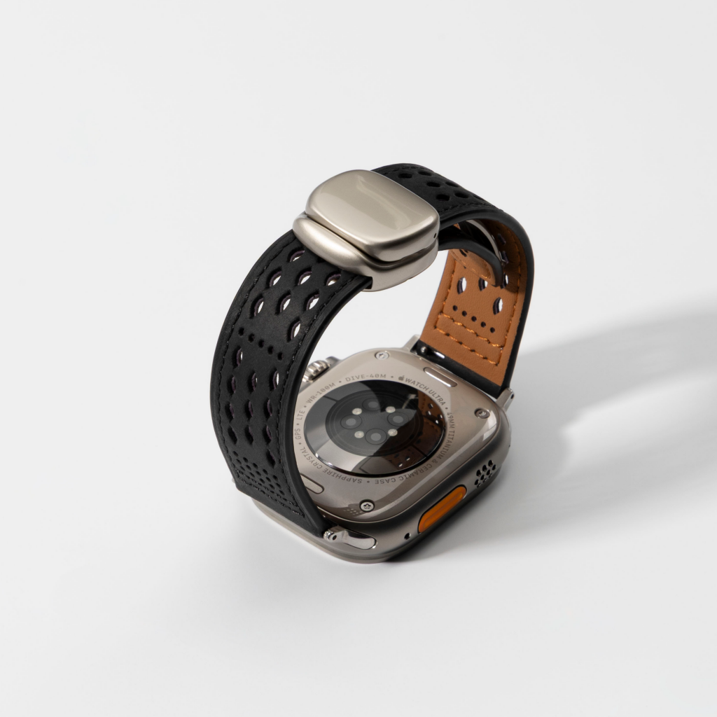 Breathable Leather Band for Apple Watch