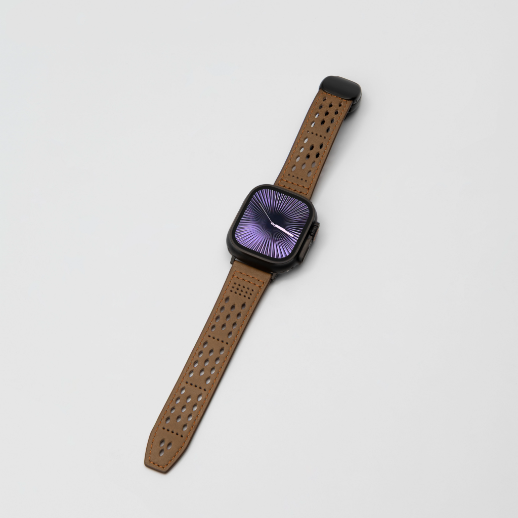 Breathable Leather Band for Apple Watch