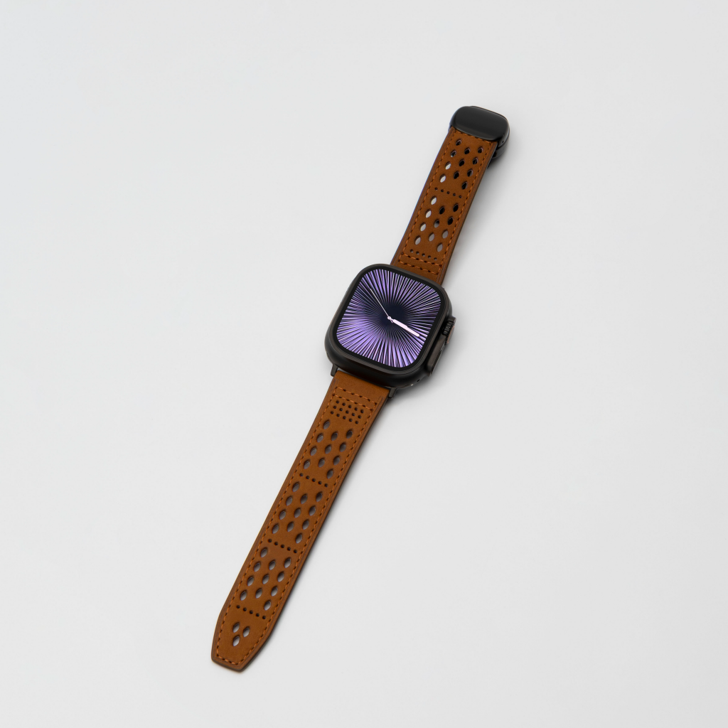 Breathable Leather Band for Apple Watch