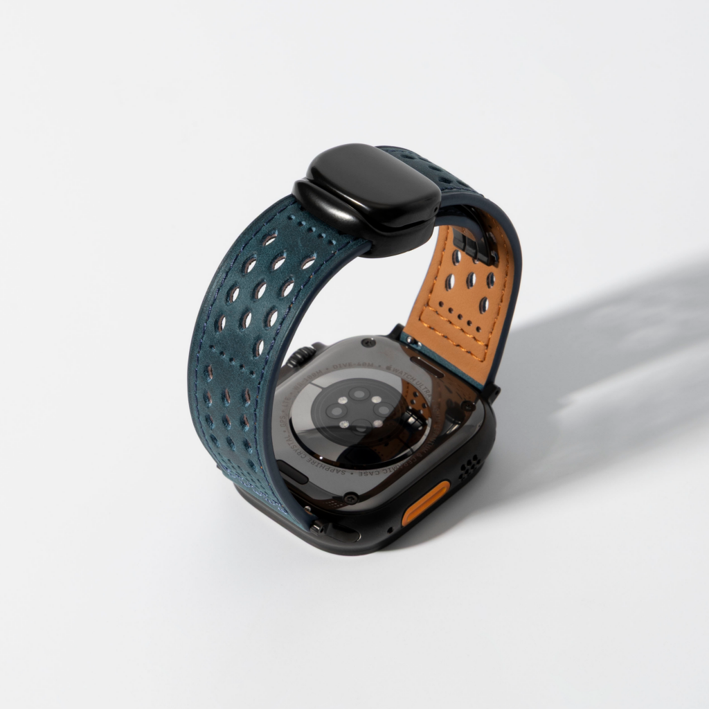 Breathable Leather Band for Apple Watch
