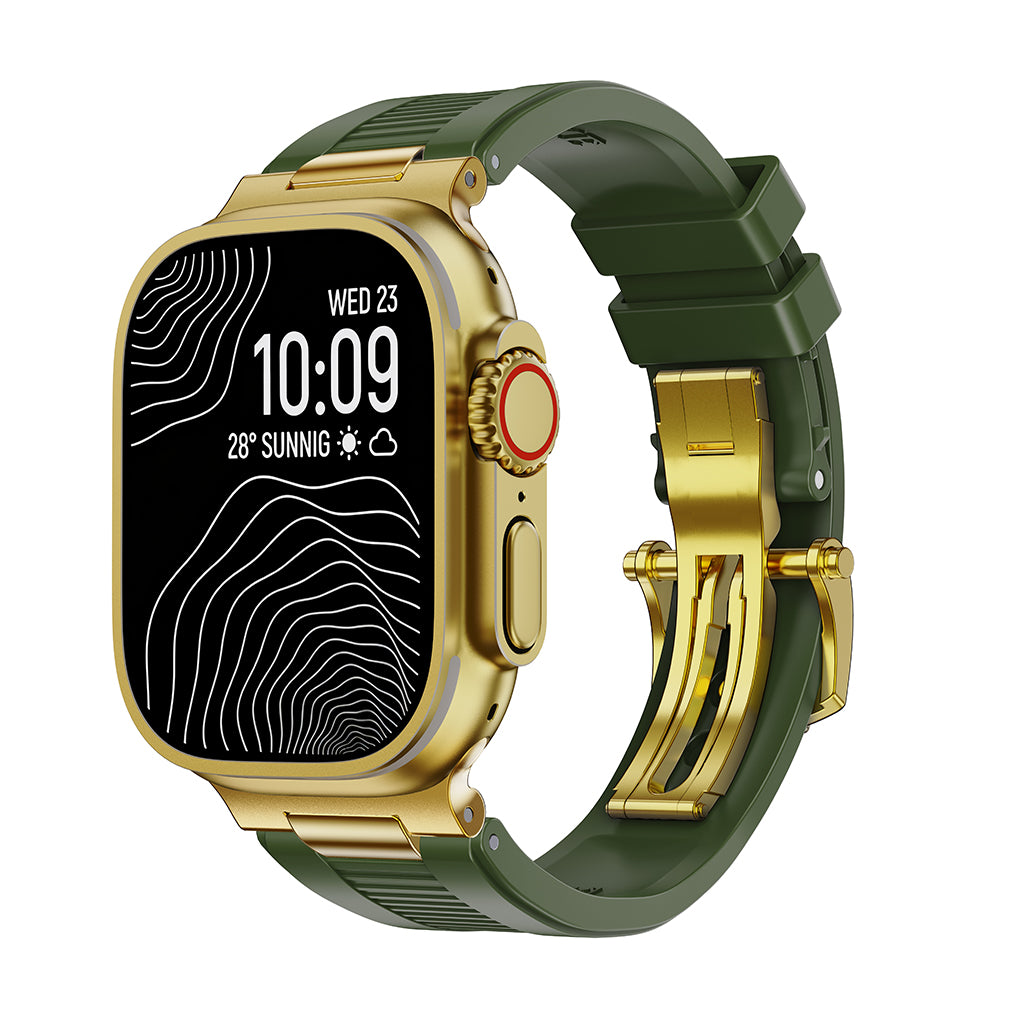 The Chrono-Strata | Premium FKM Apple Watch Band
