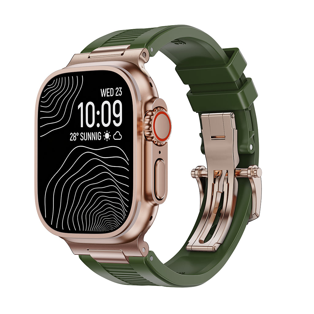 The Chrono-Strata | Premium FKM Apple Watch Band