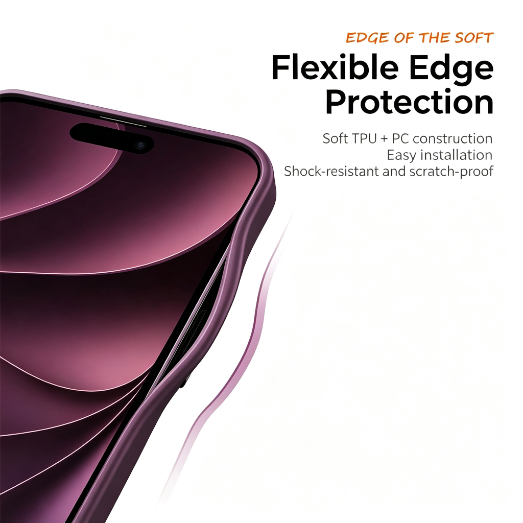 Seure Ice-Crystal Translucent Skin-Feel iPhone Case