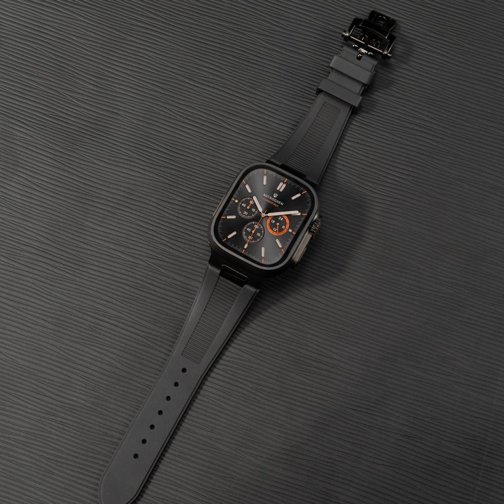 The Chrono-Strata | Fine Watchmaking Grade FKM Apple Watch Band