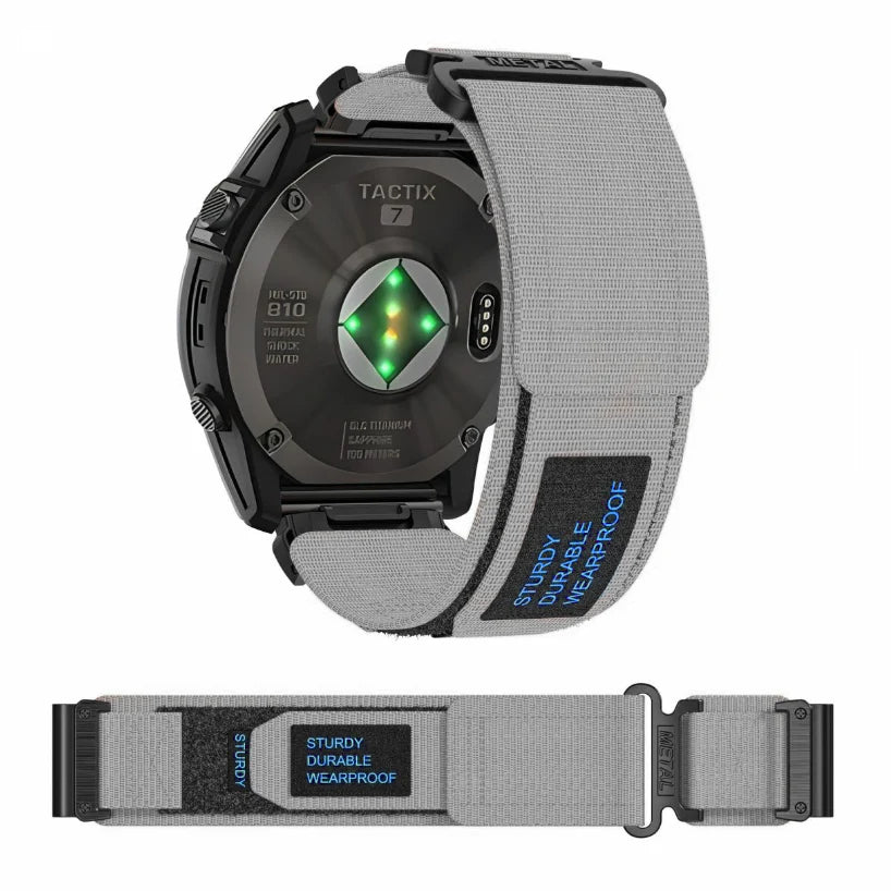 Garmin QuickFit Nylon Canvas Loop Velcro Band