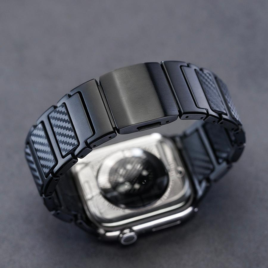 Titanium & Carbon Fiber Magnetic Link Band