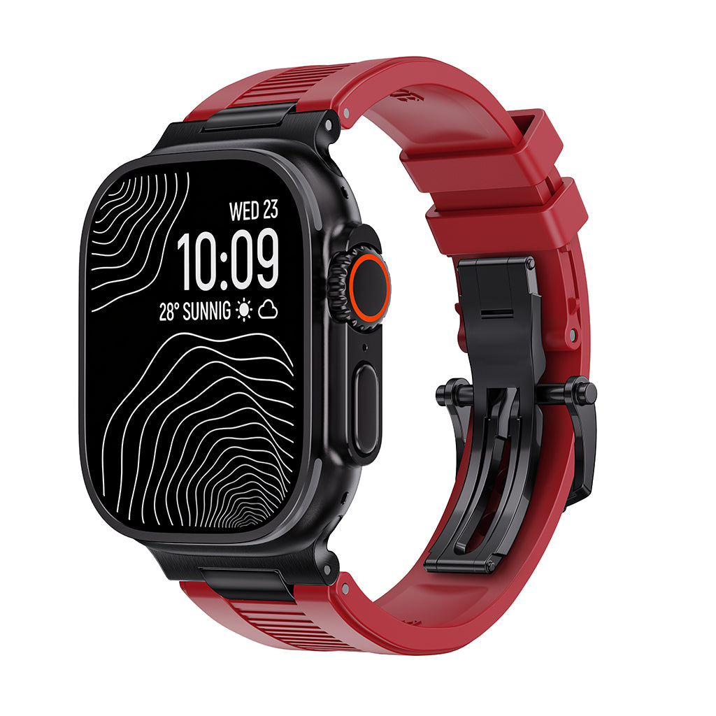 The Chrono-Strata | Premium FKM Apple Watch Band