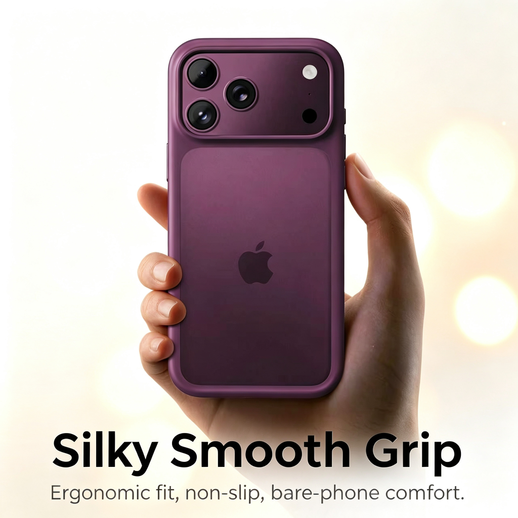 Seure Ice-Crystal Translucent Skin-Feel iPhone Case