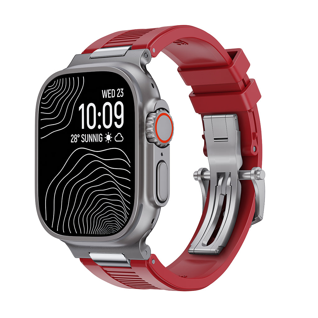 The Chrono-Strata | Premium FKM Apple Watch Band