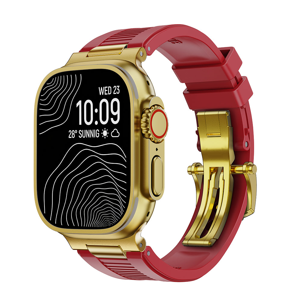 The Chrono-Strata | Premium FKM Apple Watch Band