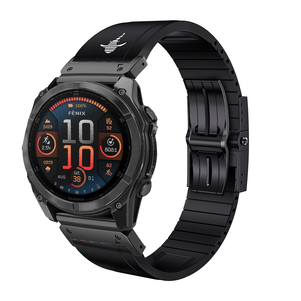 The Shark — Fine Watchmaking Grade FKM Garmin Watch Band