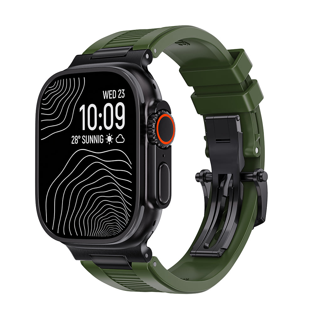 The Chrono-Strata | Premium FKM Apple Watch Band