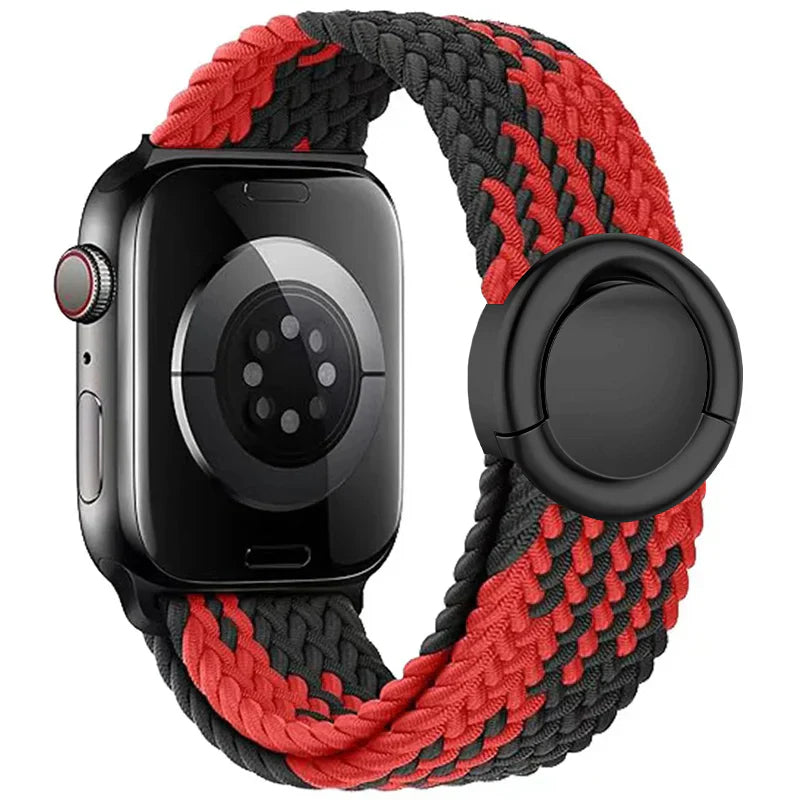 Nylon Round Buckle Band For Apple Watch