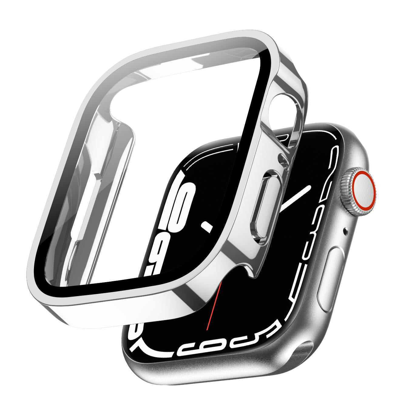 Electroplated case With Tempered Glass Film