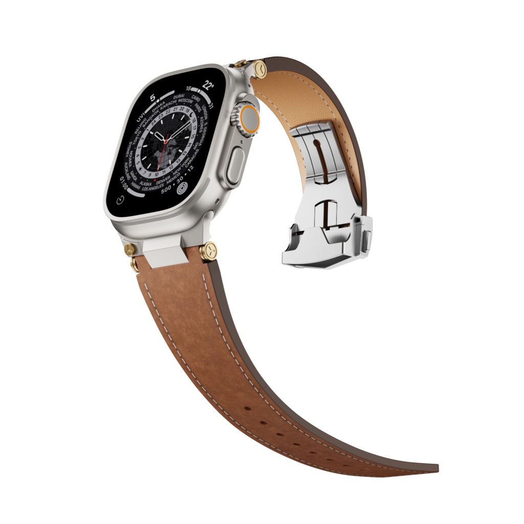 Deployment Buckle Leather Band