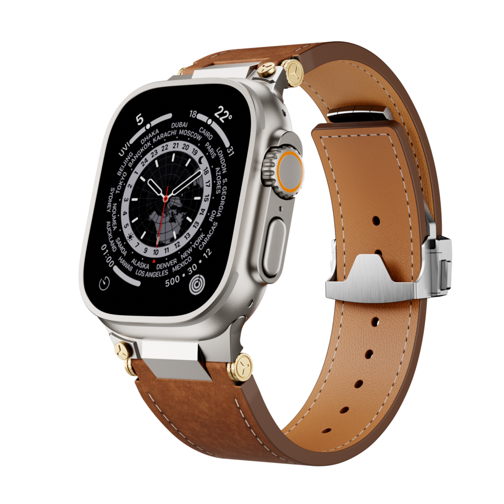 Deployment Buckle Leather Band