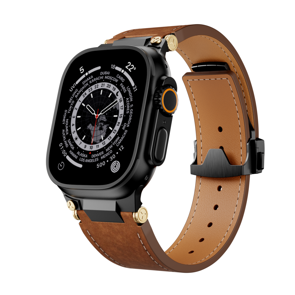 Deployment Buckle Leather Band