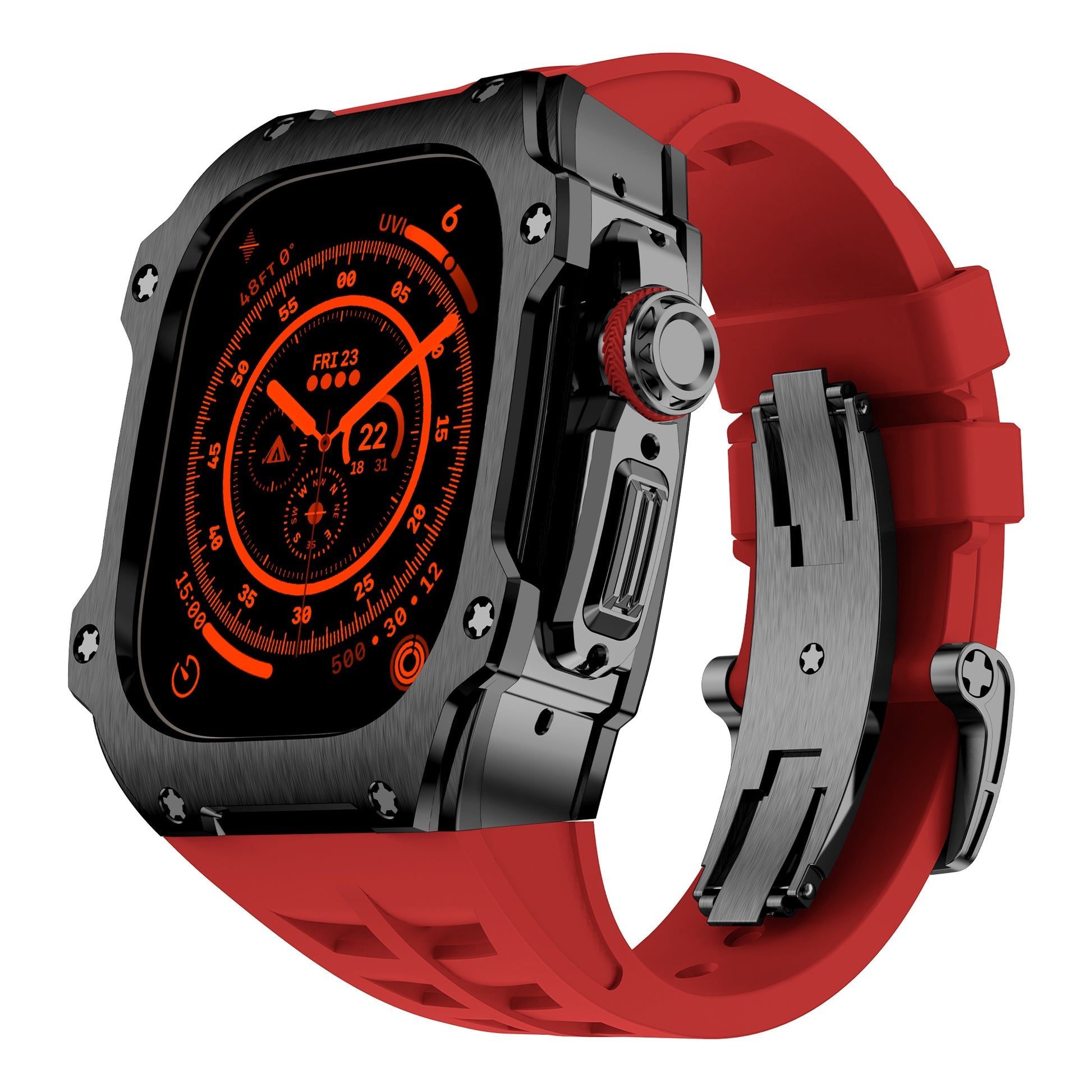 RM7015 Series - Dark Vanguard Stainless steel Apple Watch Ultra Case