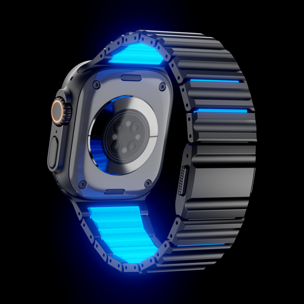 The GEMINI Wave Titanium Band