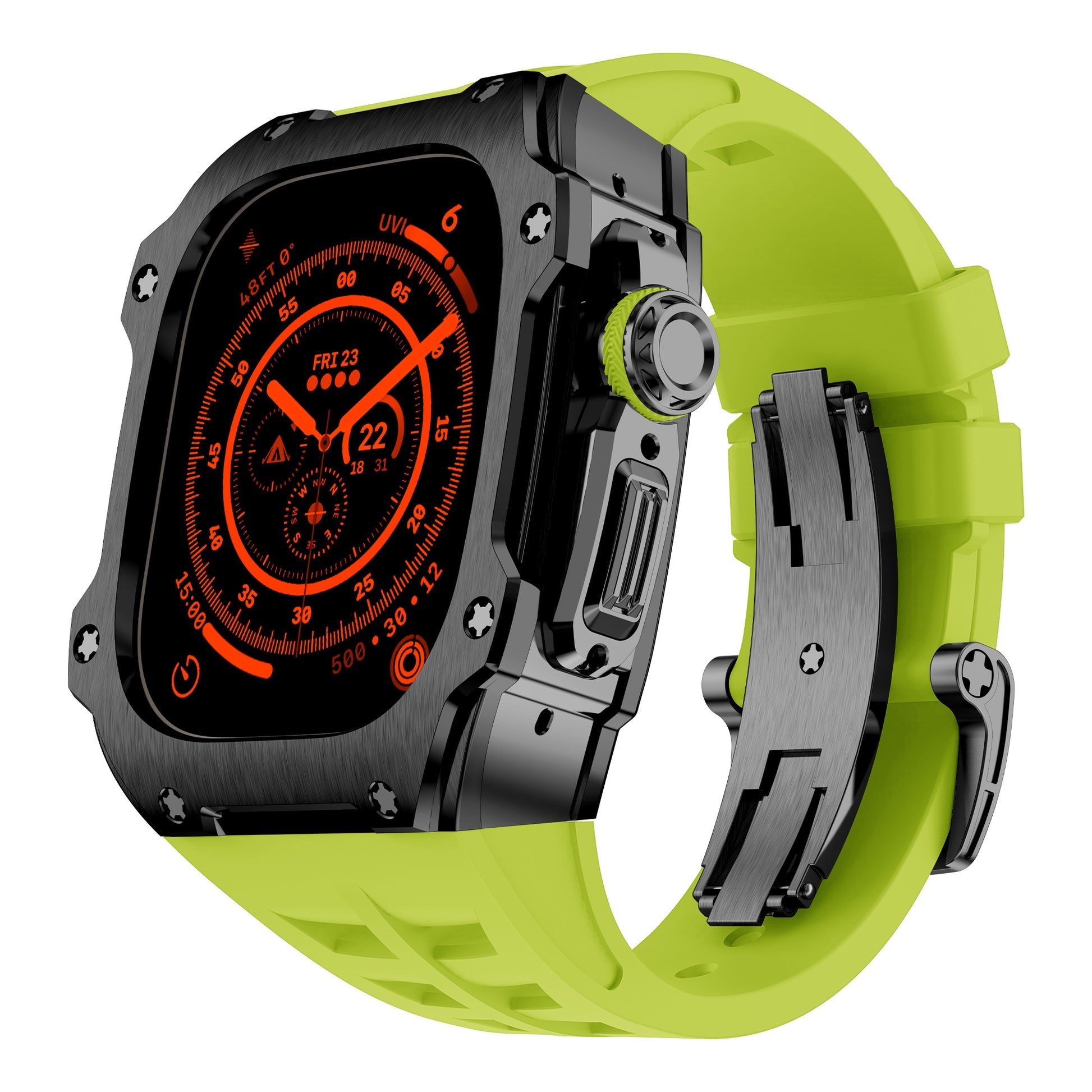 RM7015 Series - Dark Vanguard Stainless steel Apple Watch Ultra Case