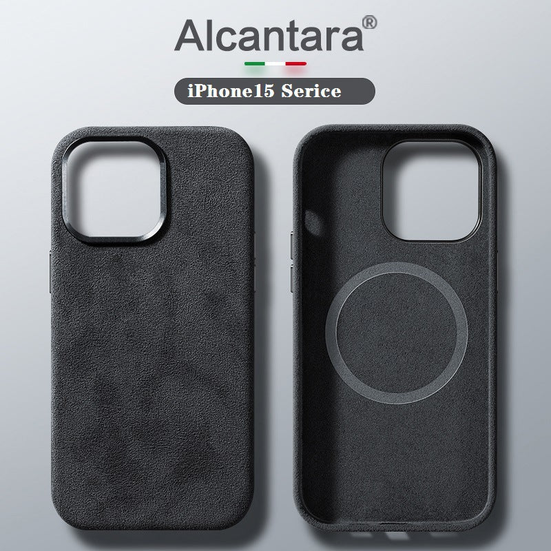 Italian Alcantara Magnetic Case For Iphone