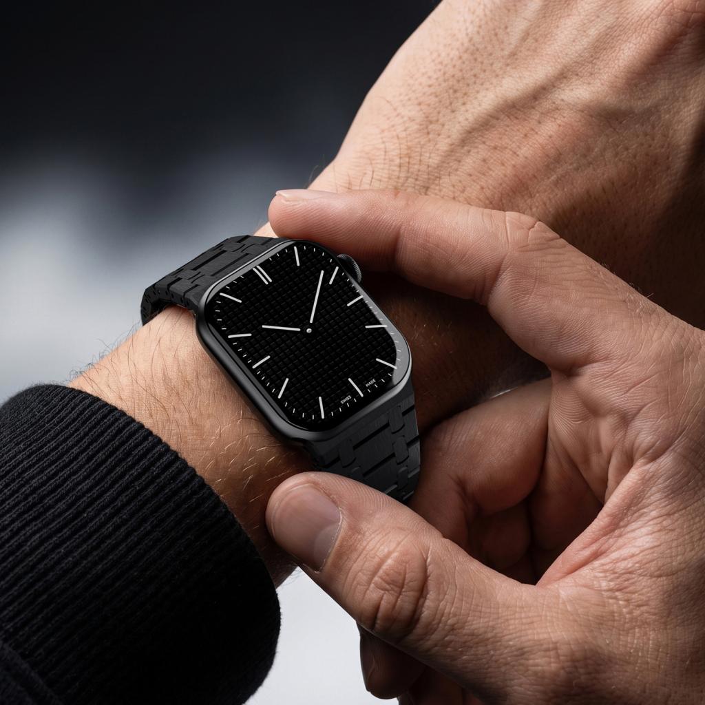 AP-Style Matte Ceramic Apple Watch Band