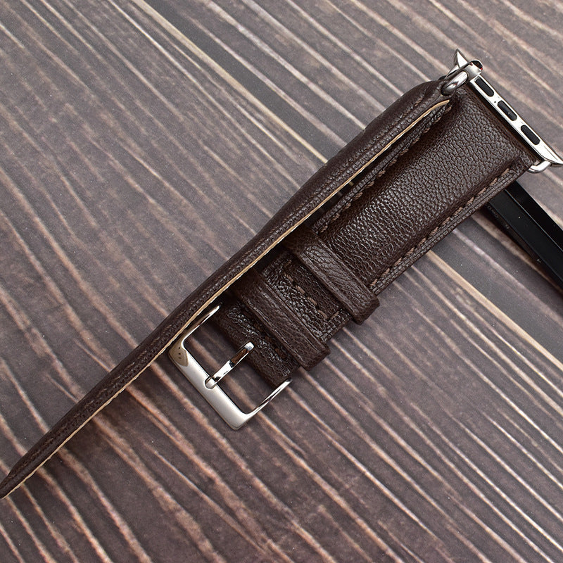 Goatskin Leather Strap For Apple Watch