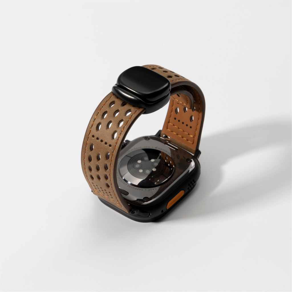 Breathable Leather Band for Apple Watch