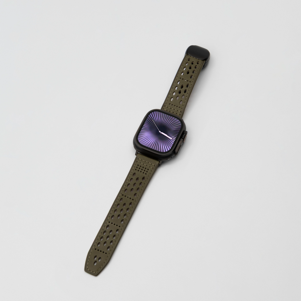 Breathable Leather Band for Apple Watch