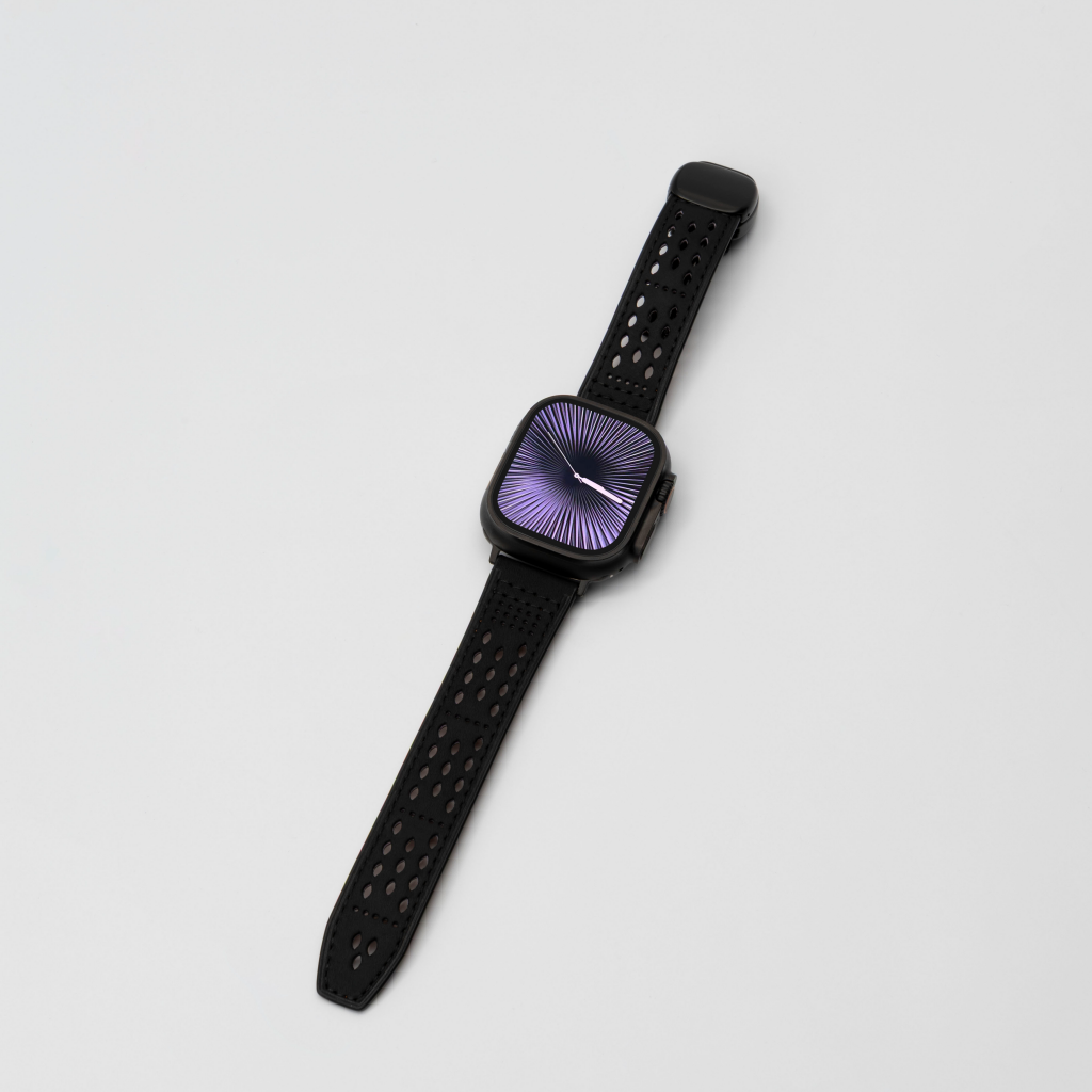 Breathable Leather Band for Apple Watch