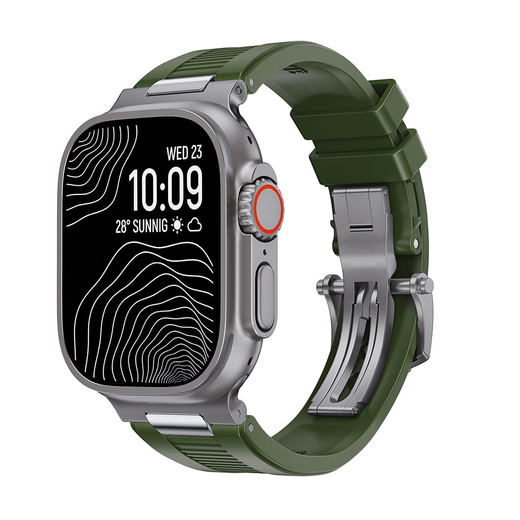 The Chrono-Strata | Premium FKM Apple Watch Band