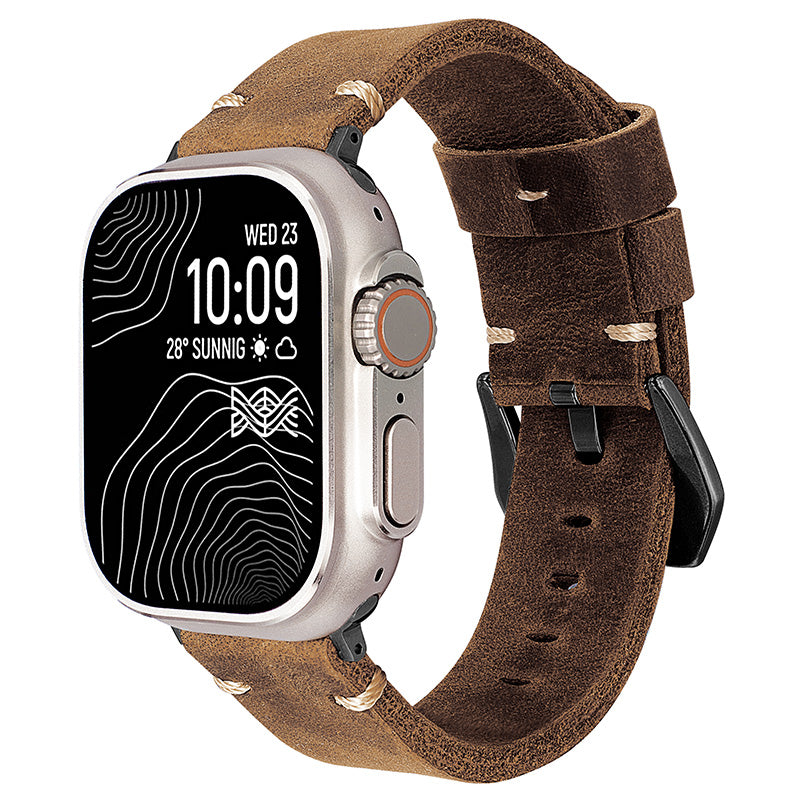 Vintage Leather Band For Apple Watch