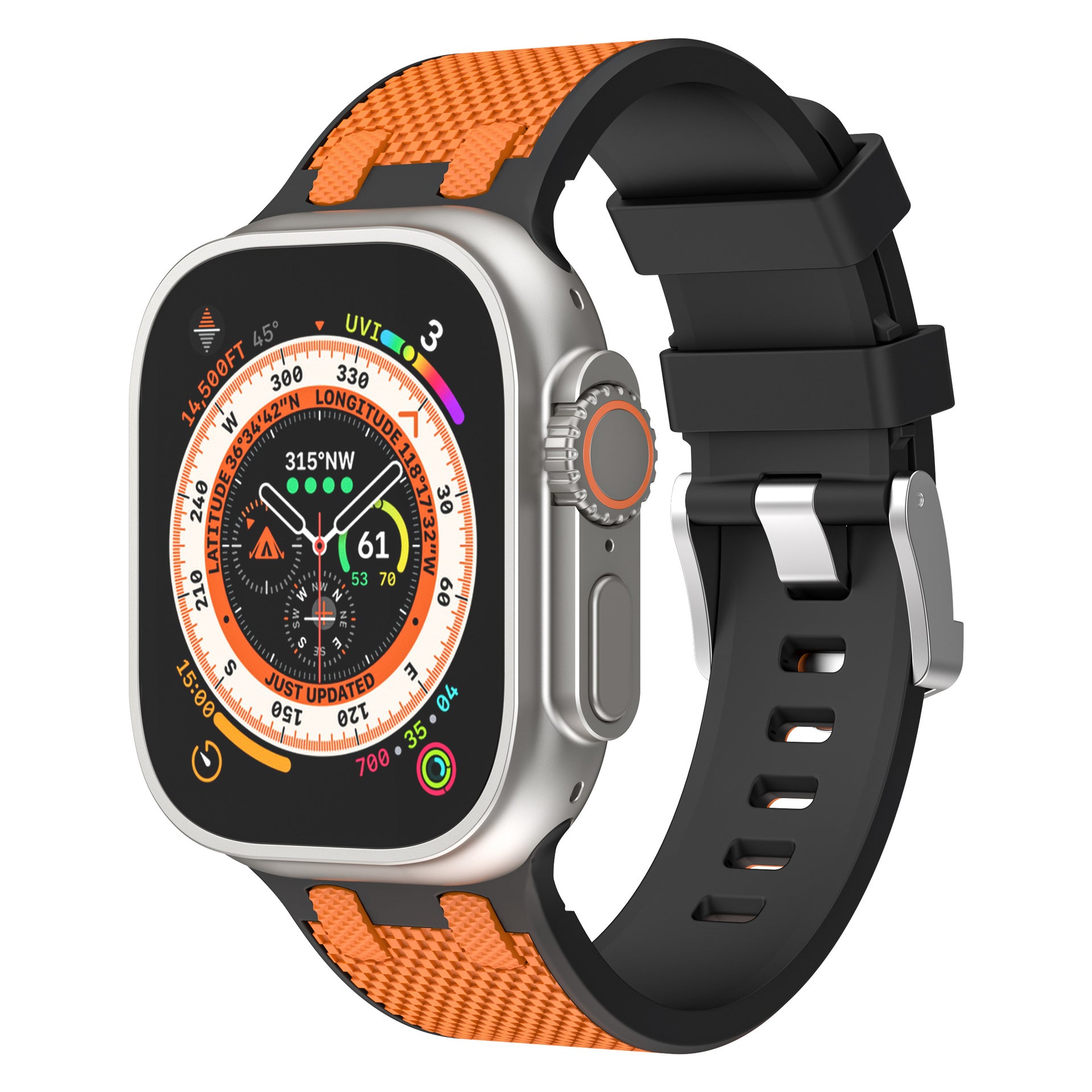AP Dual Color Matching Silicone Band For Apple Watch