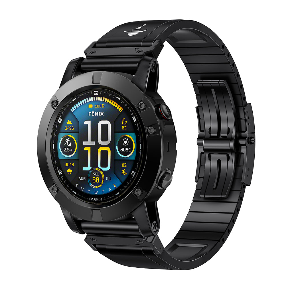 The Shark — Fine Watchmaking Grade FKM Garmin Watch Band