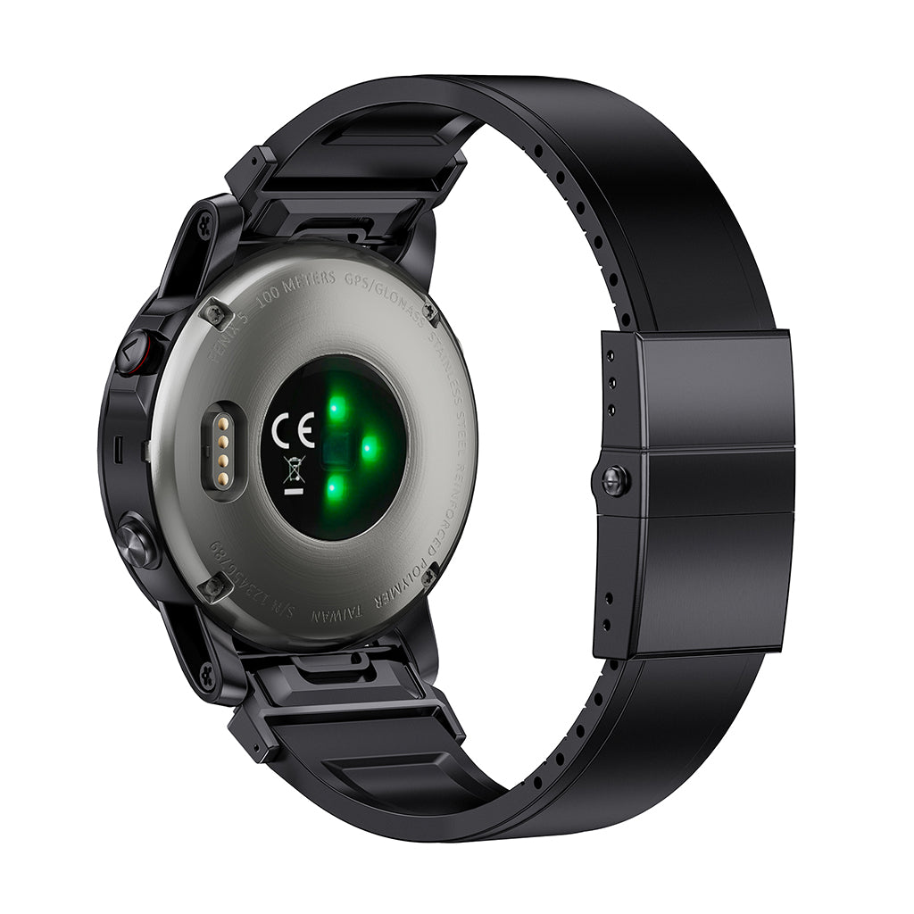 The Shark — Fine Watchmaking Grade FKM Garmin Watch Band