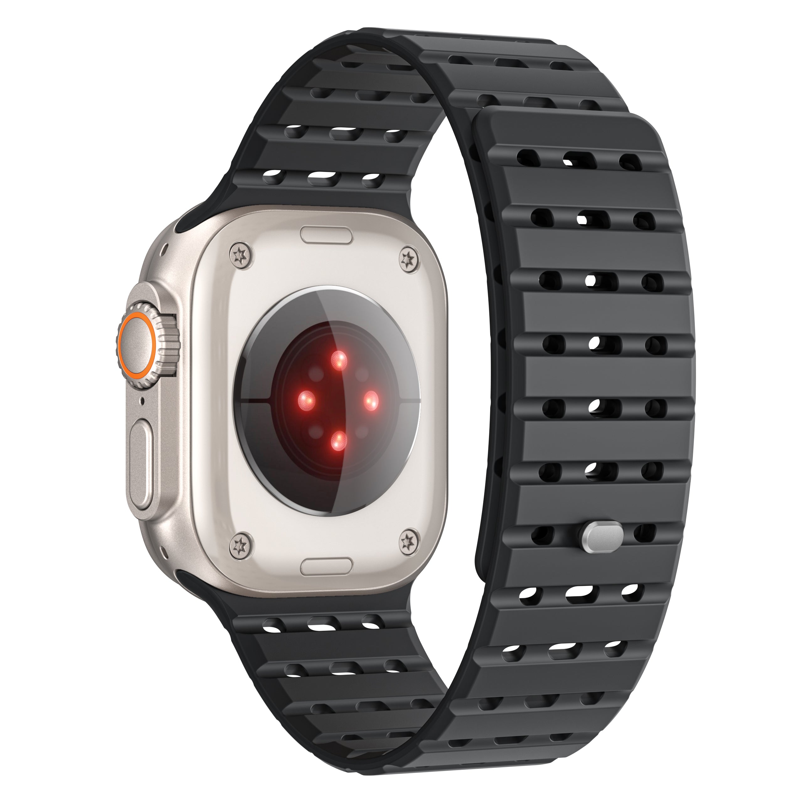 AW Breathable Magnetic Silicone Strap For Apple Watch