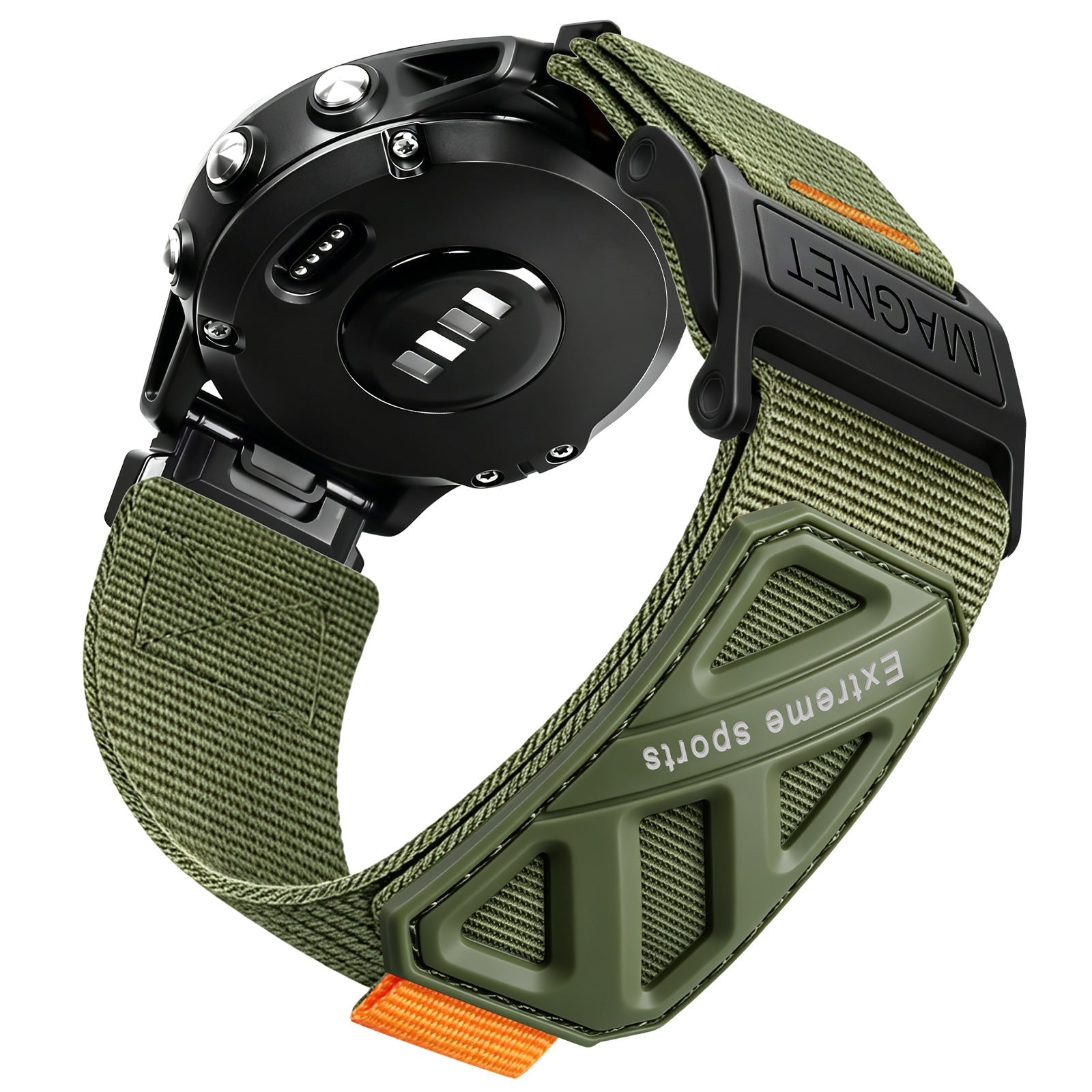 Extreme Nylon Magnetic Garmin Watch Band