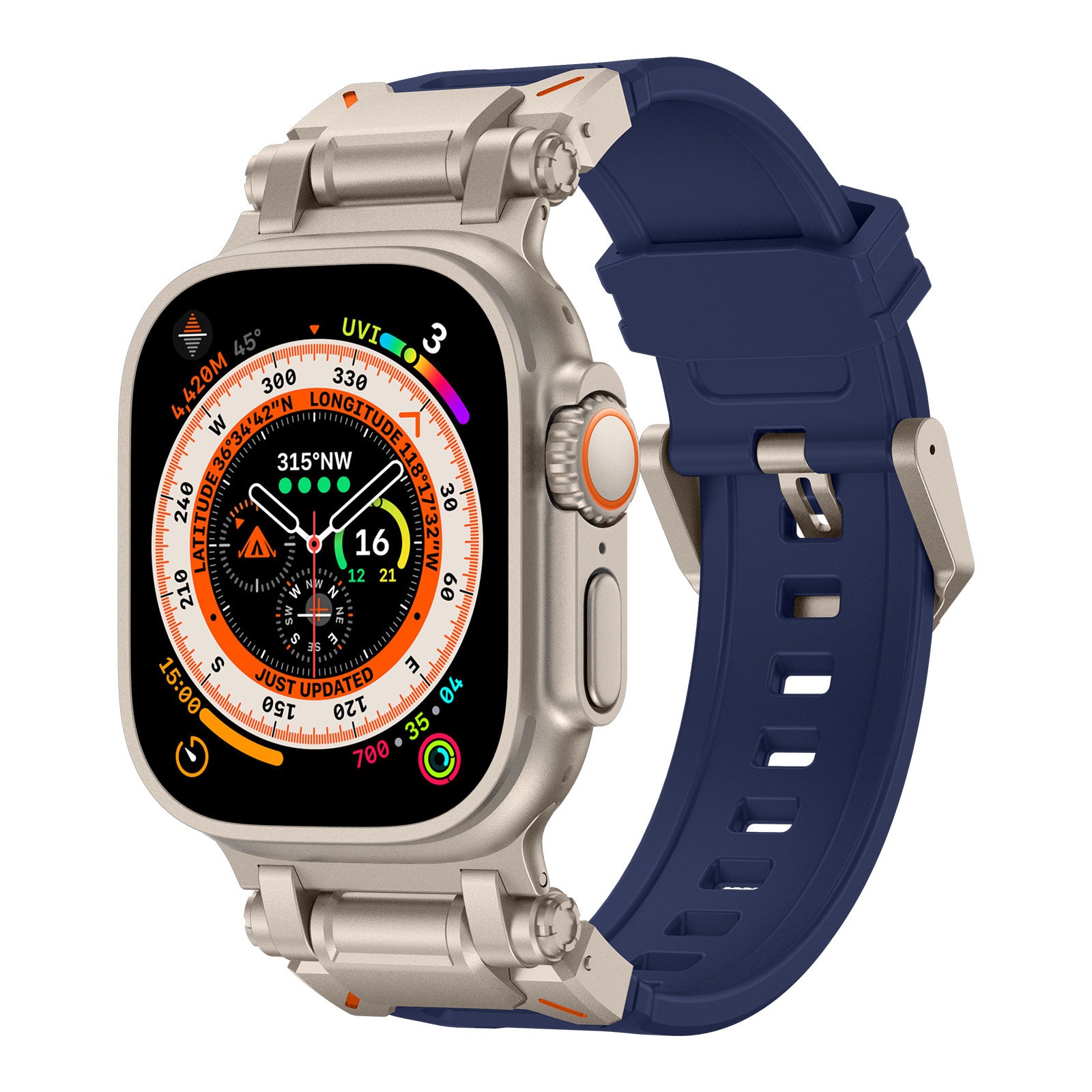 Explorer Silicone Band For Apple Watch