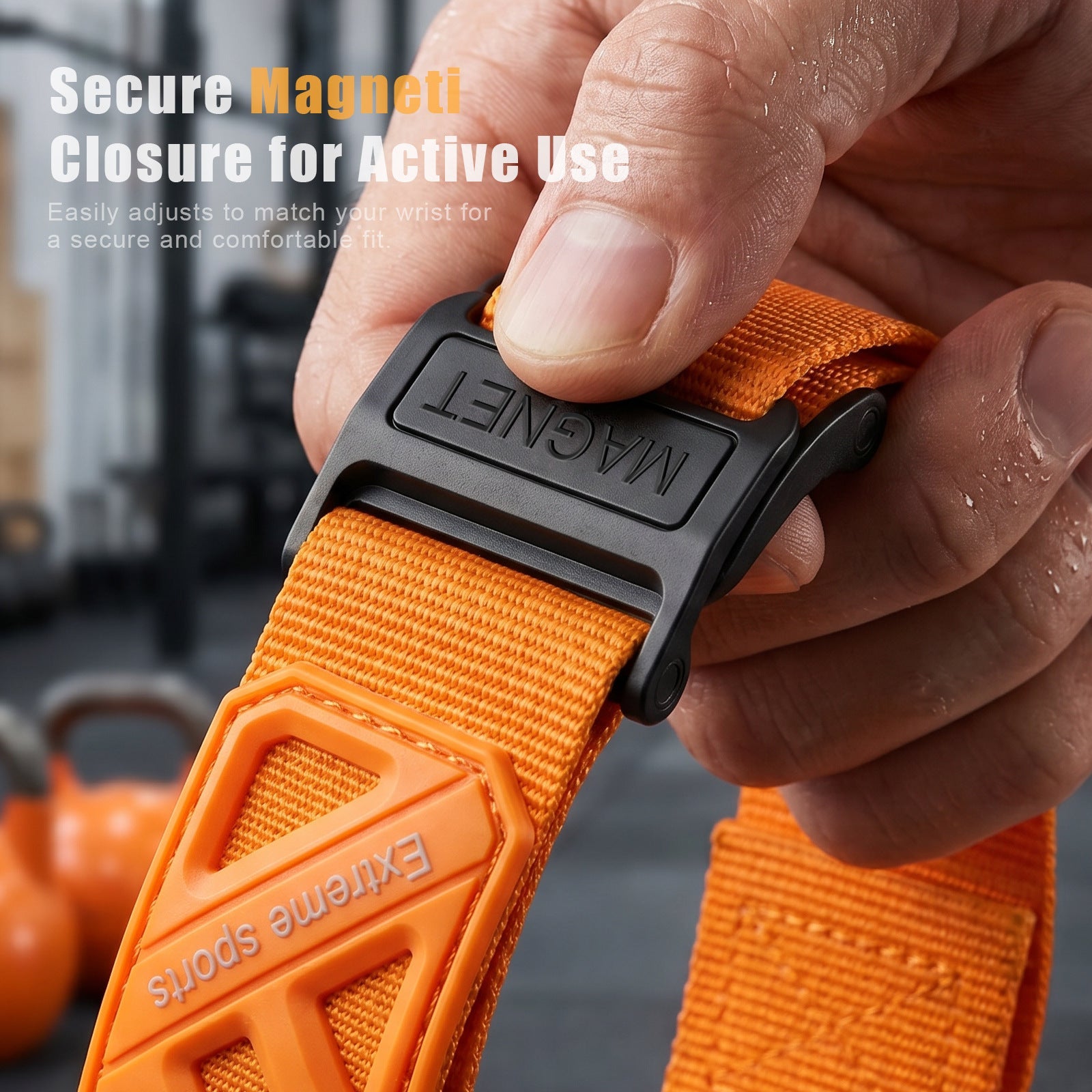 Extreme Nylon Magnetic Garmin Watch Band