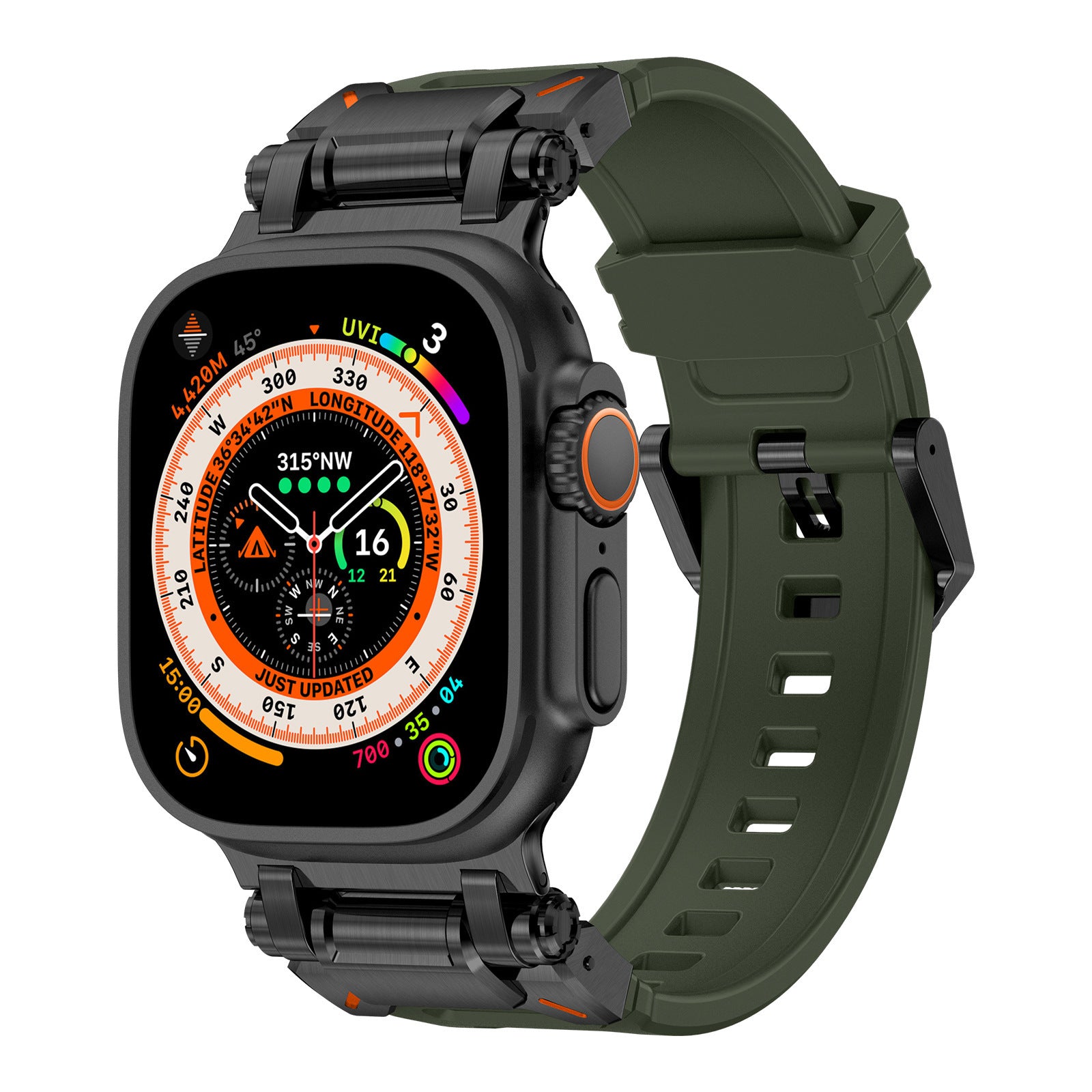 Explorer Silicone Band For Apple Watch