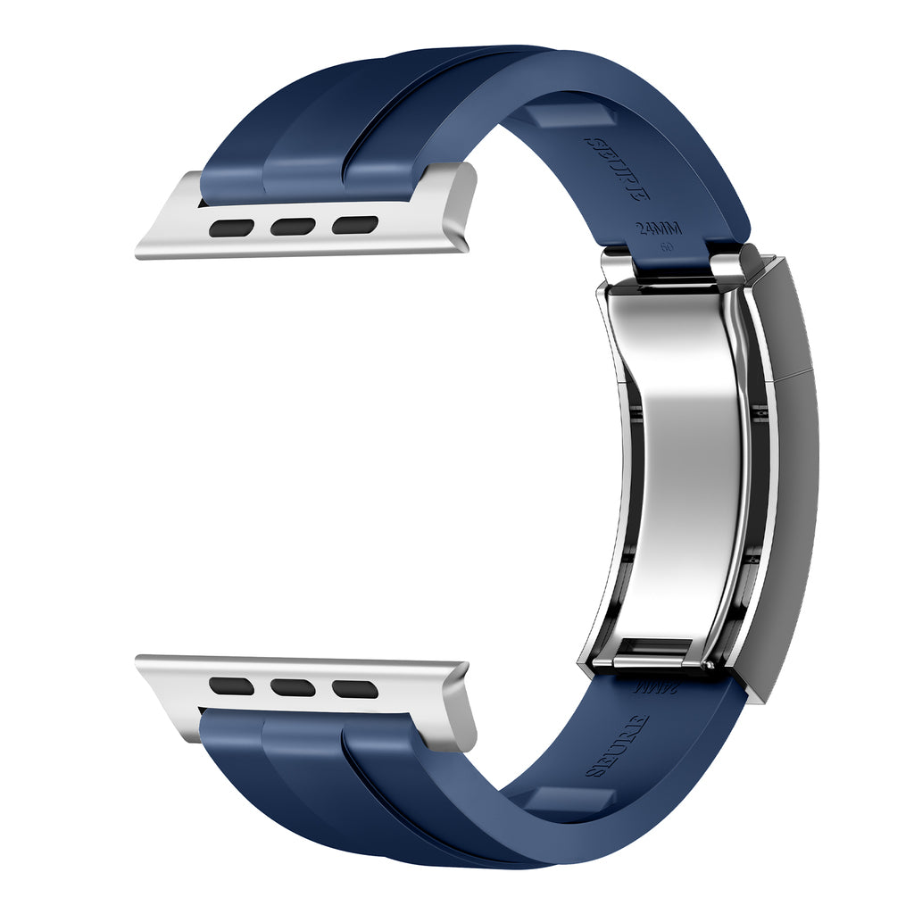 SEURE R Elite FKM Band for Apple Watch | Micro-Adjust Deployment Clasp