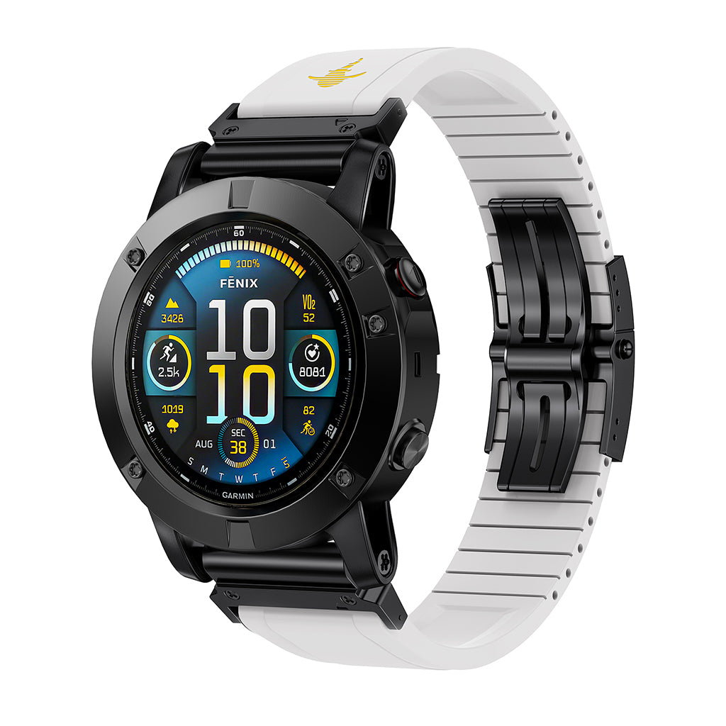 The Shark — Fine Watchmaking Grade FKM Garmin Watch Band