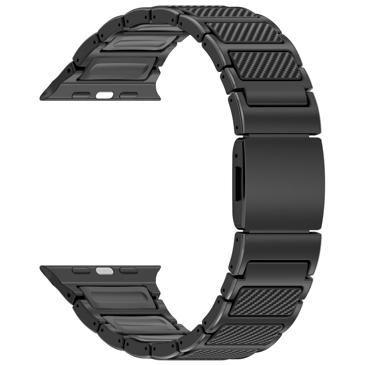 Titanium & Carbon Fiber Magnetic Link Band