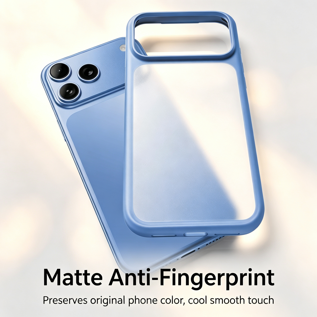 Seure Ice-Crystal Translucent Skin-Feel iPhone Case